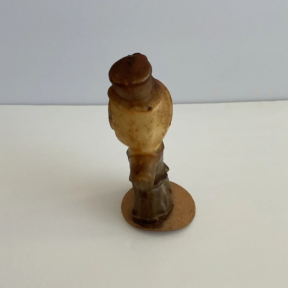Vintage Gurley Scarecrow Pumpkin Candle